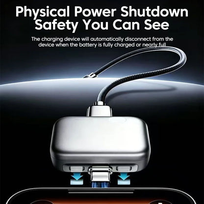 Mini 140W PD Fast Charger Splitter Auto Power-Off Protection Type-C Fast Charging Connector for Iphone 17 Samsung