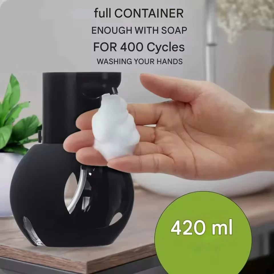 Automatic Soap Dispenser Touchless Foaming Gle Soap Dispenser 380Ml USB Rechargeable Electric 4 Level Ecological Porduct