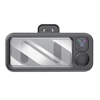 Bathroom Waterproof Bluetooth Speaker Mobile Phone Case Anti-Fog Touch Screen 360 Rotation for Shower Kitchen Swim Universal