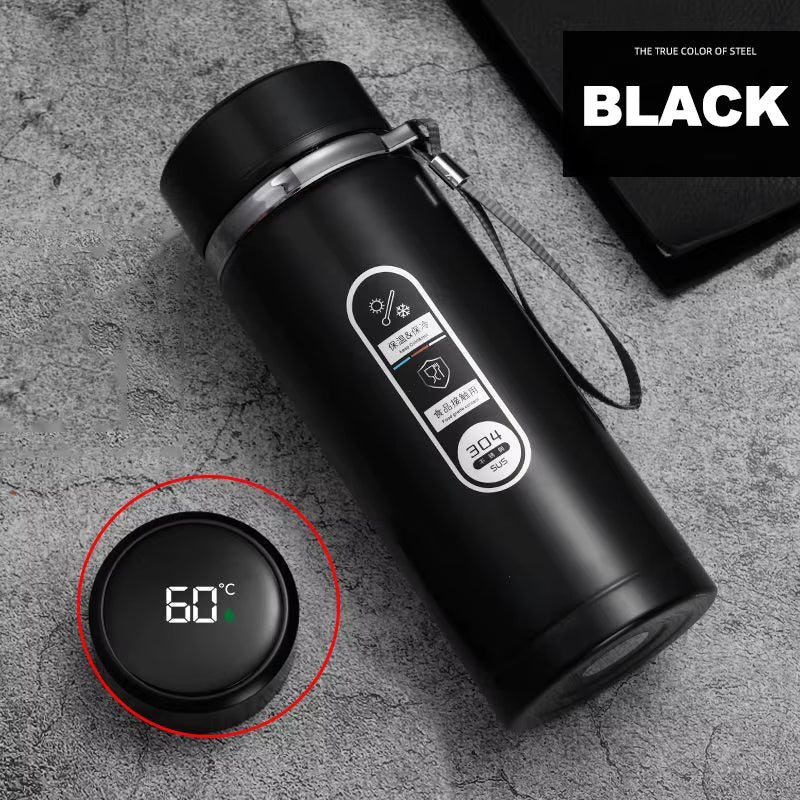 Stainless Steel Thermos Bottle LED Temperature Display 500ML- 1L Sus304 Vacuum Flask Portable Cup 2026 New