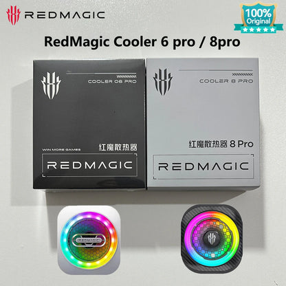 Redmagic Cooler 6 Pro Radiator Magnetic Phone Cooler 8 Pro Cooling AI Temperature Control for Iphone Huawei Tablet Mobile