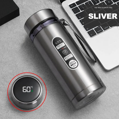 Stainless Steel Thermos Bottle LED Temperature Display 500ML- 1L Sus304 Vacuum Flask Portable Cup 2026 New
