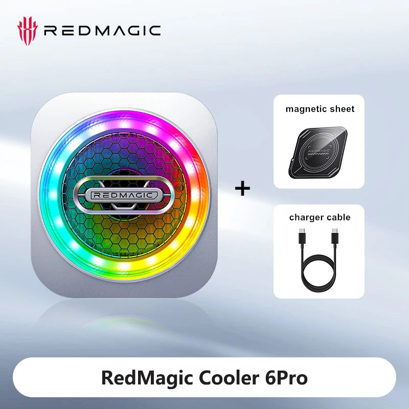 Redmagic Cooler 6 Pro Radiator Magnetic Phone Cooler 8 Pro Cooling AI Temperature Control for Iphone Huawei Tablet Mobile