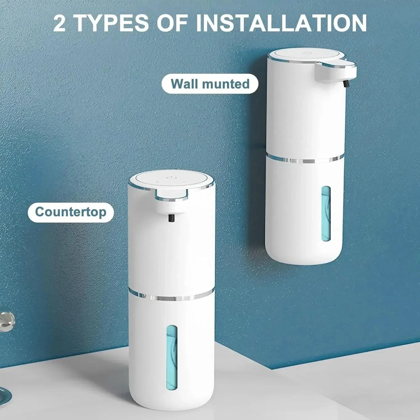 Automatic Soap Dispenser Touchless Foaming Gle Soap Dispenser 380Ml USB Rechargeable Electric 4 Level Ecological Porduct