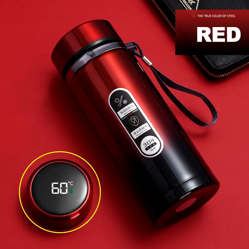 Stainless Steel Thermos Bottle LED Temperature Display 500ML- 1L Sus304 Vacuum Flask Portable Cup 2026 New