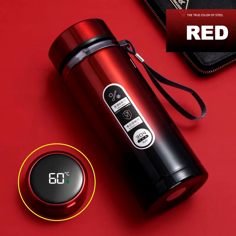 Stainless Steel Thermos Bottle LED Temperature Display 500ML- 1L Sus304 Vacuum Flask Portable Cup 2026 New